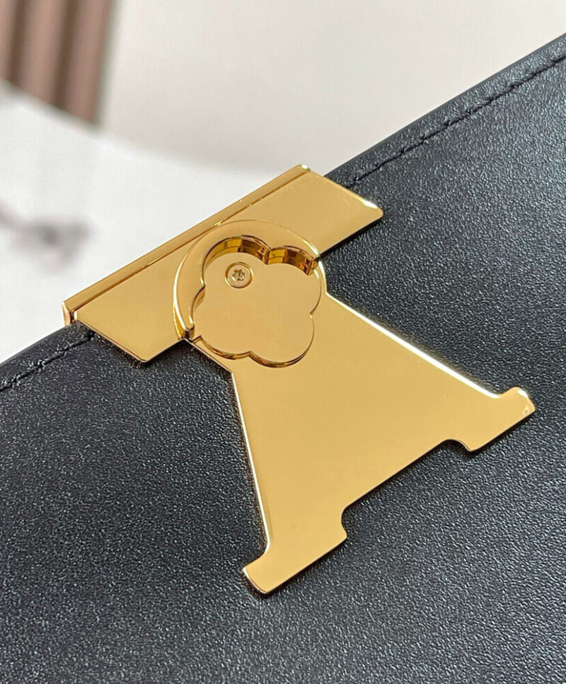 Louis Vuitton Wallet On Chain Capucines M12143 Black